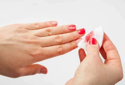 Namastetu Nail Polish Remover Wipes Wet Pads Wipess (Nail Paint Reducer) Pack Of 6