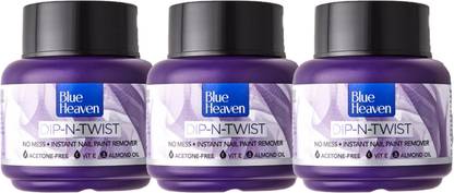 BLUE HEAVEN Dip & Twist Remover 40Ml (Pack of 3)