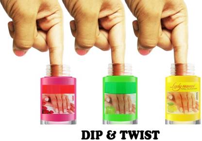 Latixmat Dip & Twist Quick Nail Polish Remover pack of 3