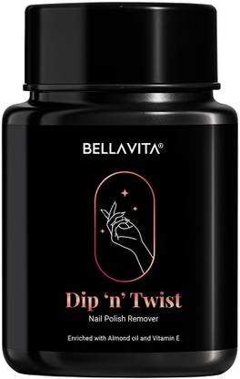 BELLAVITA Dip 'n' Twist Nail Polish Remover | Quick and Easy Removal | Gentle on Nails