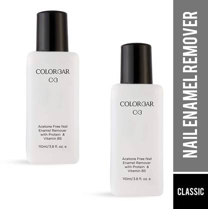 COLORBAR Acetone Free Nail Enamel Remover 110ml Pack-2