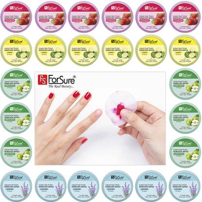 ForSure Nail Paint Remover Wipes Pack of 24