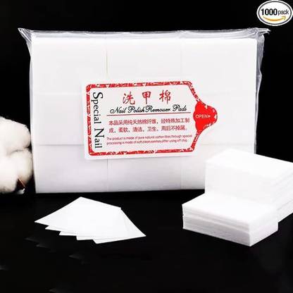 El Syco Lint Free Nail Wipes To Remove Nail Polish 1000 LINT FREE COTTON IN A PACK (30g)