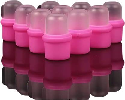 Hair line Nail Soak Off Cap UV Gel Polish Remover Cleaner Wrap Nail Soaking Hat Tools 10Pc