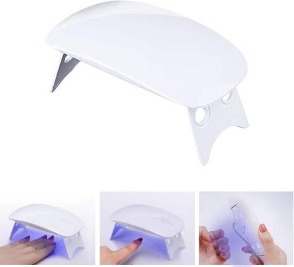 luzimaisa New Mini LED Curing Lamp Light Portable for Gel Based Polishes Nail Polish Dryer Nail Polish Dryer
