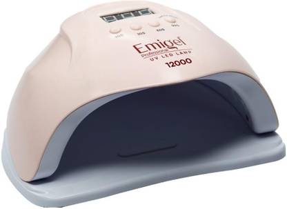 Emigel Professional UV LED 120W Nail Lamp |Nail Polish Curing Lamp |4 Timer Setting Sensor Nail Polish Dryer