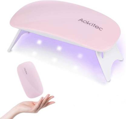 geutejj LED UV Nail Polish Drayer, Mini Foldable Nail Lamp, Nail Polish Dryer