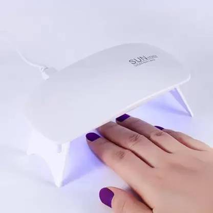 Jiyancreation SUN Mini Nail Dryer 6W UV Gel Polish Curing LED Lamp Nail Polish Dryer