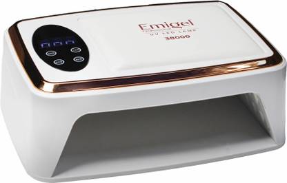 Emigel Professional UV LED Nail Lamp with Hand Rest | 2 in 1 UV LED Lamp Dryer | For Both hand Nail Polish Dryer
