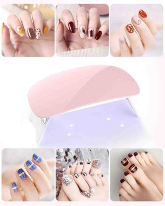 CATERINACHIARA Mini Nail Dryer 6W UV Gel Polish LED Lamp Portable Manicure Tool1 Nail Polish Dryer