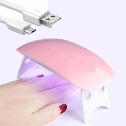 in shop LED Nail Lamp, Portable Gel Light Mouse Shape Pocket Size Nail Dryer Nail Polish Dryer