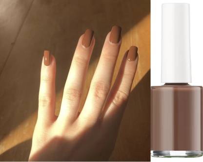 GFSU New Coffee Color Frosted Nail Paint Brown