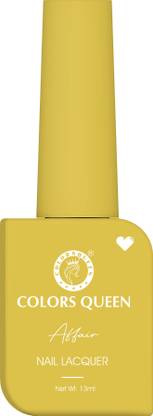 COLORS QUEEN Affair Matte Nail Lacquer, Chip Resisting, Long Lasting & Quick Dry Nail Polish 53 - Mustard Yellow