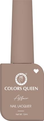 COLORS QUEEN Affair Matte Nail Lacquer, Chip Resisting, Long Lasting & Quick Dry Nail Polish 41 - Mellow Coral
