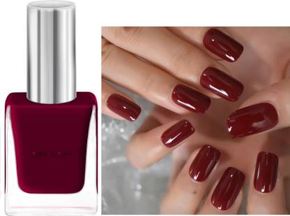 ADJD Long Lasting Non Toxic Professional Nail Polish Dark red Dark red
