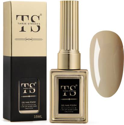 THR3E STROKES Gel Nail Polish UV | Long Lasting, High Gloss, Hema-Free for Nail Art | 76 - Bronco (UV Lamp Needed)
