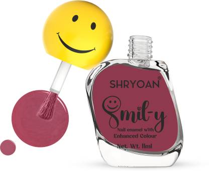Shryoan Smil-y Glossy Nail Enamel With Enhanced Colour|Long Lasting Nail Polish Shade-32
