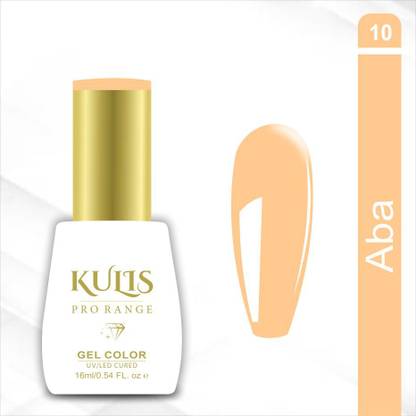 kulis UV Gel Nail Polish 16ml Brush Cap Bottle | Pro Range UV Lamp Cured Gel Color K10 Color: Aba