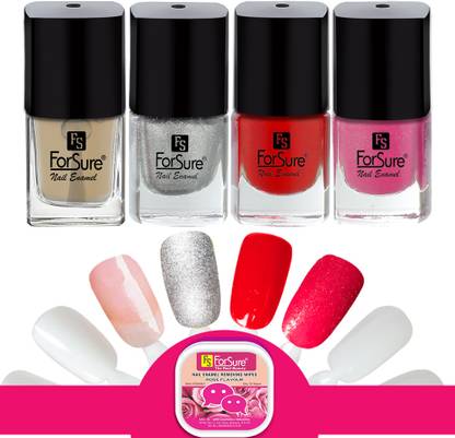 ForSure Trendy Premium Quick Dry Gel Nail Polish Nail Art Combo Pack (5ml Each)