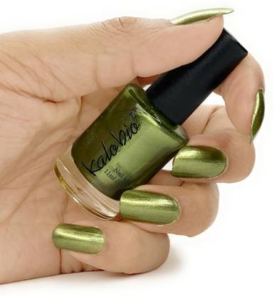 KALOBIO Metallic Nail Enamel - Venom Green M6