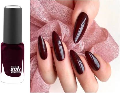 GABBU MAGIC COLOR MAROON NAIL POLISH DEEP MAROON maroon