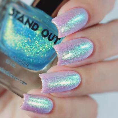 STAND OUT Multi Chrome Colour Changing Shimmer Iridescent Nail Polish Devine Drip