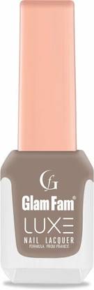 Glam Fam Luxe Luxurious Nail Lacquer Set of 1 Mud Brown