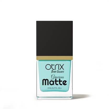 Otrix True Colors Gracious Matte Nail Polish|Quick Drying|Long Lasting|21 Free Formula ICY MATTE
