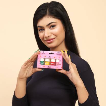 Banetion Glossy Glam Nail Polish Mini Kit (Combo) of Different Shades |Dark Green Blue|Burnt Yellow|Warm Pink|Persian Red|