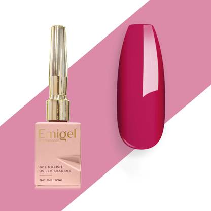 Emigel Professional UV Gel Nail Polish PINK 098 |Cured With UV LED Lamp, Super Glossy Finish, 12ml PURPLISH PINK