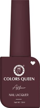 COLORS QUEEN Affair Matte Nail Lacquer, Chip Resisting, Long Lasting & Quick Dry Nail Polish 22 - Mulberry Maven