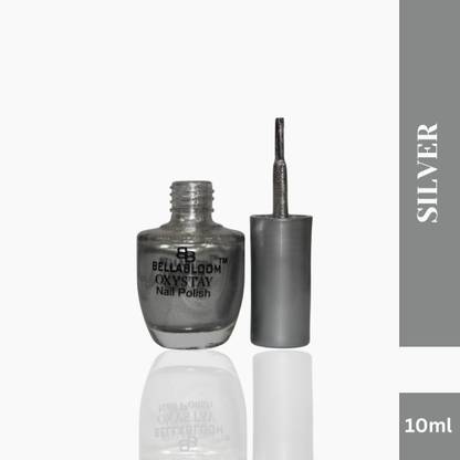 BellaBloom Nail polish Pack of 6 Silver