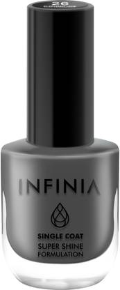 INFINIA Elephant Hide - 026 Single Coat Nail Polish with Ultra High Gloss & Waterproof Elephant Hide - 026