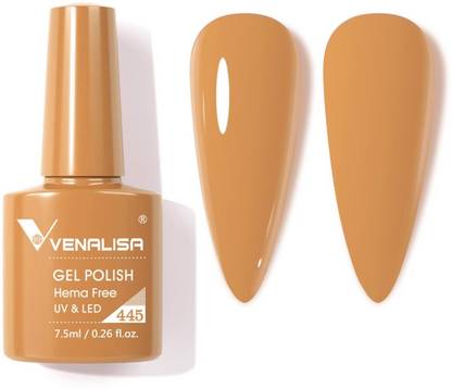 VENALISA Nail Gel Polish 7.5ml Nail Polish HEMA FREE Soak Off UV Gel Polish Paint - 445 VIP4-445