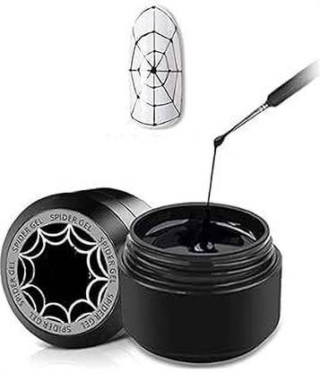 Cameleon Spider Gel for Painting Elastic Drawing for Nail Art Black