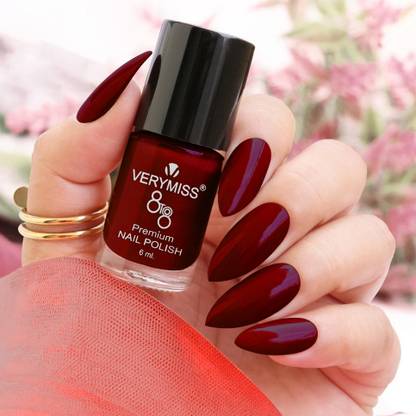 VERYMISS Premium Matte Nail Polish 6ml | Smooth Application | Quick Drying I 311 Red Wine Berry