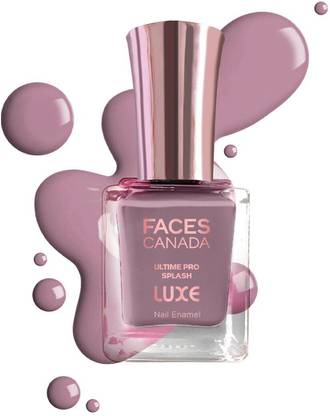 FACES CANADA Ultime Pro Splash Luxe Nail Enamel | Glossy Finish | Quick Drying Heliotrope (L13)