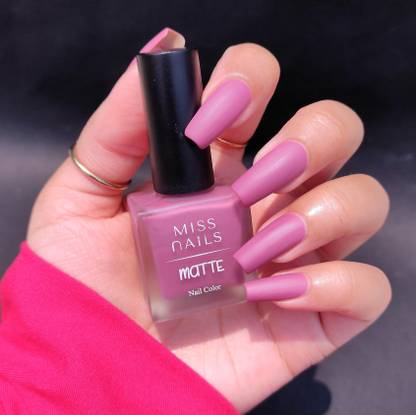 Miss Nails Toxic Free Matte Nail Paint Fall Mauve Mauve