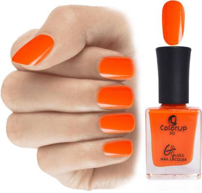 ColorUp HD Gel Nail Paint Glossy Long Lasting Vegan, Non-toxic Nail Polish for Women 9ml Lush Lava
