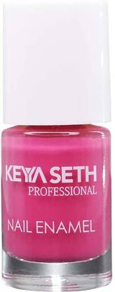 KEYA SETH AROMATHERAPY Soothing Pink Long Wear Nail Enamel Enriched with Vitamin E & Argan oil 6ml Sooting Pink