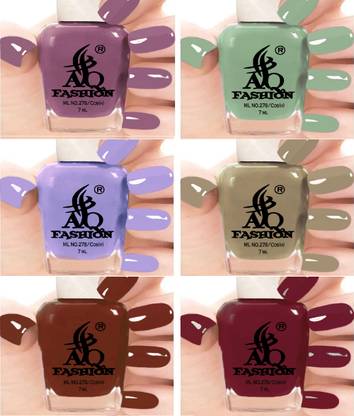 AQ FASHION New Quick Drying Long Lasting High Shine Nail Polish Combo Set HS1511 Multicolor
