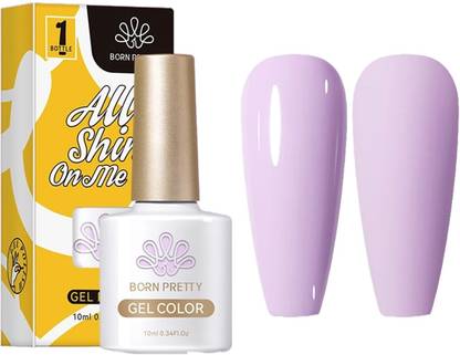 BORN PRETTY 10ml Gel Nail Polish Color Gel Varnish Semi Permanent UV LED Nail Art Gel Polish CG045-Lavender