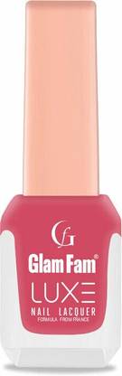 Glam Fam Luxe Luxurious Nail Lacquer Set of 1 Flamingo Pink