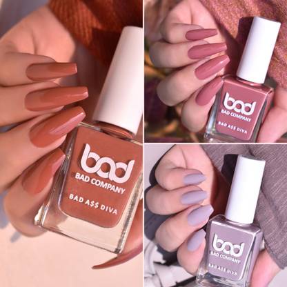 BAD COMPANY No Toxin Nail Lacquer Nail Polish BCNLCP3-687874 Healer 68 Fear Less 74 I BELIEVE IN ME 78