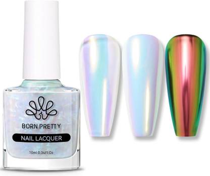 BORN PRETTY Aurora Metallic Chameleon Mirror Effect Chrome Nail Powder Liquid from Vettsy LCP-AP005