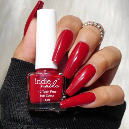 Indie Fine Wine Maroon Nail Polish for Nail Art Fine Wine