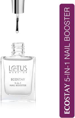 LOTUS MAKE - UP Ecostay 5-in-1 Nail Booster|Renews|Revitalizes|Protects|Rejuvinates Transparent