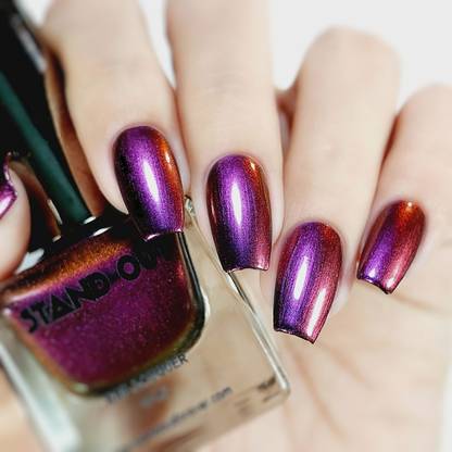 STAND OUT Multi Chrome Colour Changing Shimmer Iridescent Nail Polish Memories