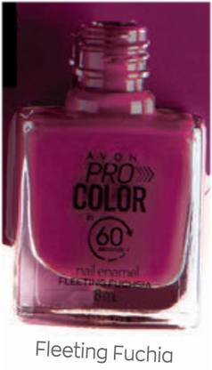AVON PRO COLOUR NAIL ENAMEL-AD8 FLEETING FUCHSIA