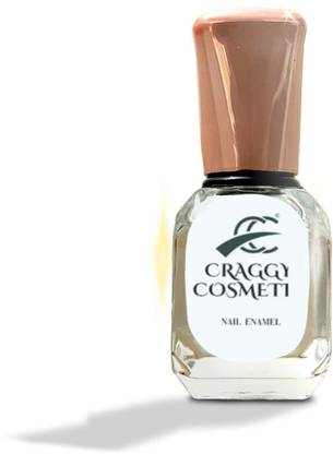 craggy cosmetic Nail Enamel Premium Glossy Nail Polish For Women's (Pack of 2) White White